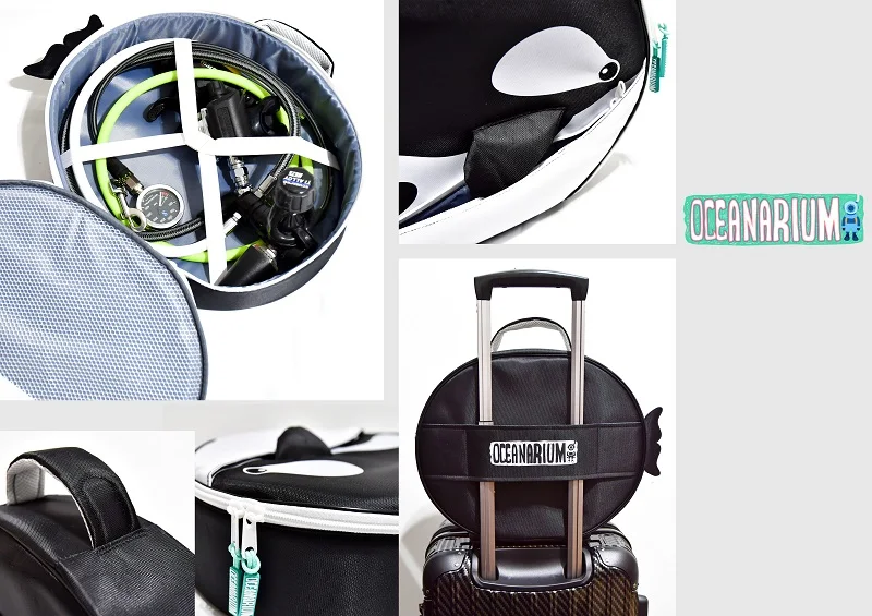 OCEANARIUM Scuba Diving Regulator Gear Bag Design for Water Sports Multi Purpose