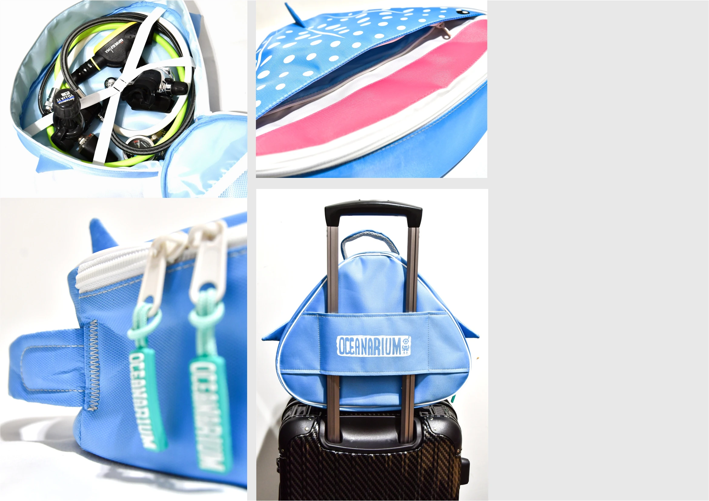 OCEANARIUM Scuba Diving Regulator Gear Bag Design for Water Sports Multi Purpose