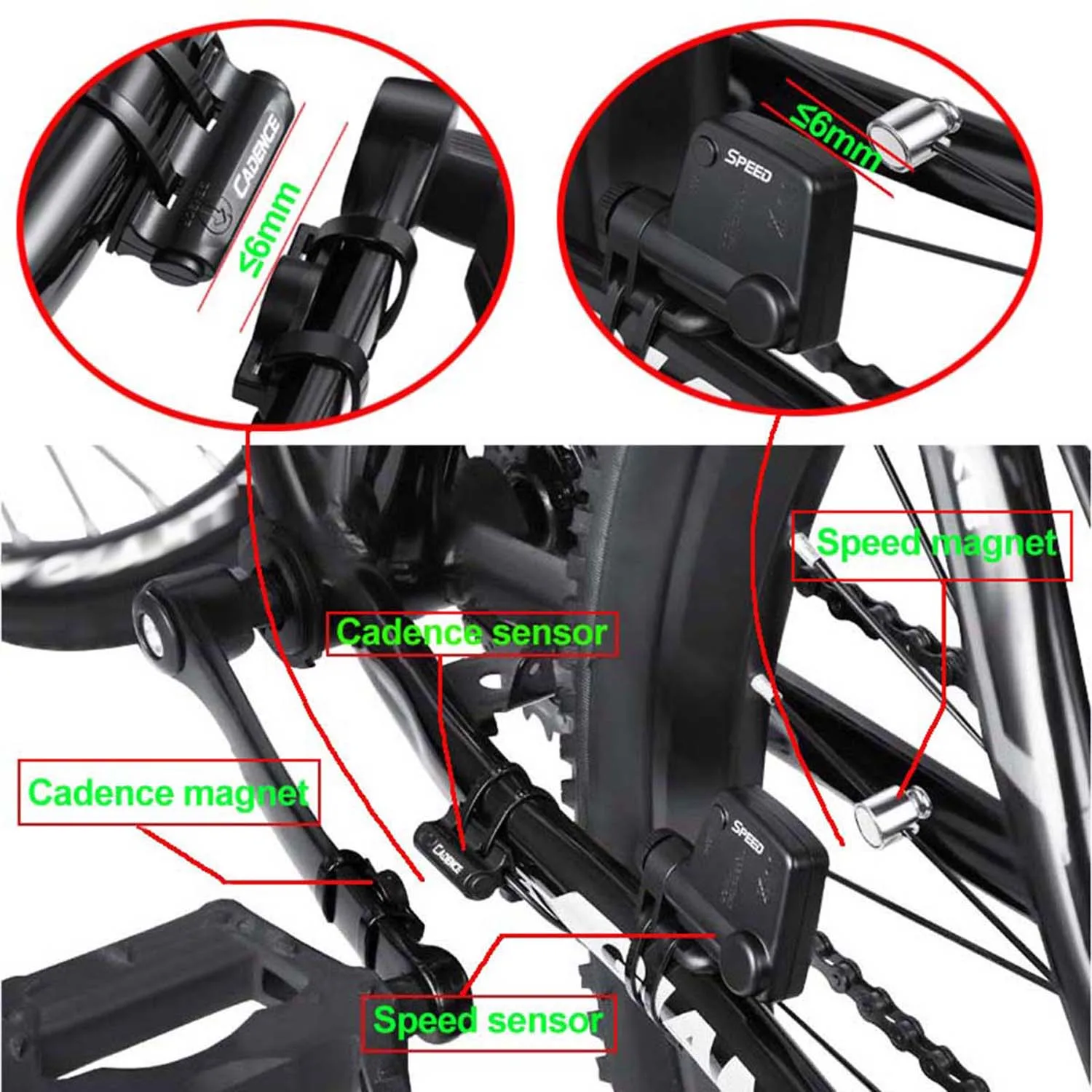 Lixada XH-BC335-LCD Cycling Wireless Computer with Heart Rate Sensor Multifunctional Rainproof Cycling Computer with Backlight