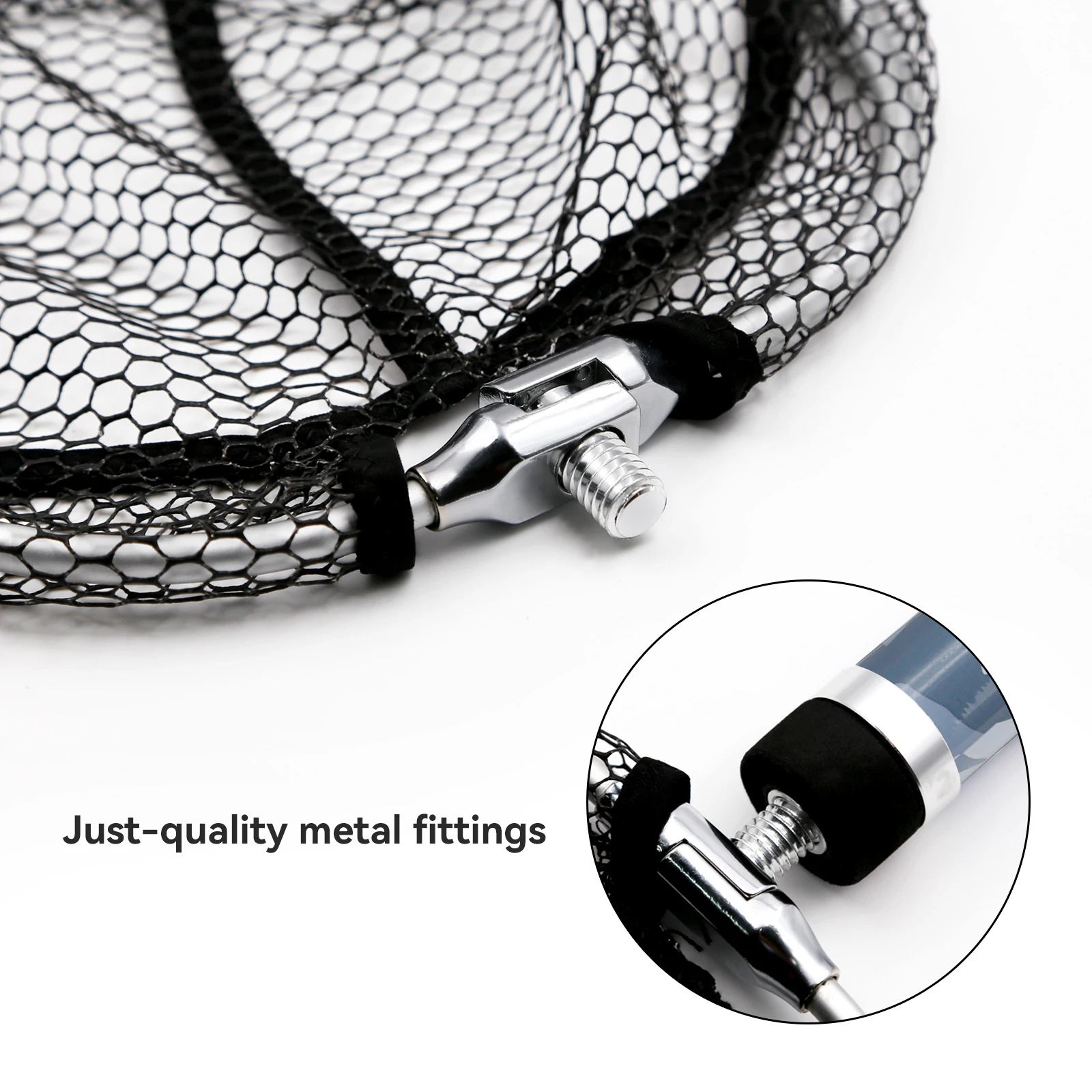 SANLIKE 7/8m Fishing Net Carbon Rod Portable Telescopic Landing Long Handle Pole for Carp Firp Fishing Tackle Catching Releasing