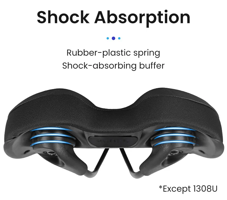 SR Bicycle Seat Saddle MTB Road Bike Saddles PU Mountain Bike Racing Saddle Breathable Shockproof Soft Silica Gel Seat Cushion