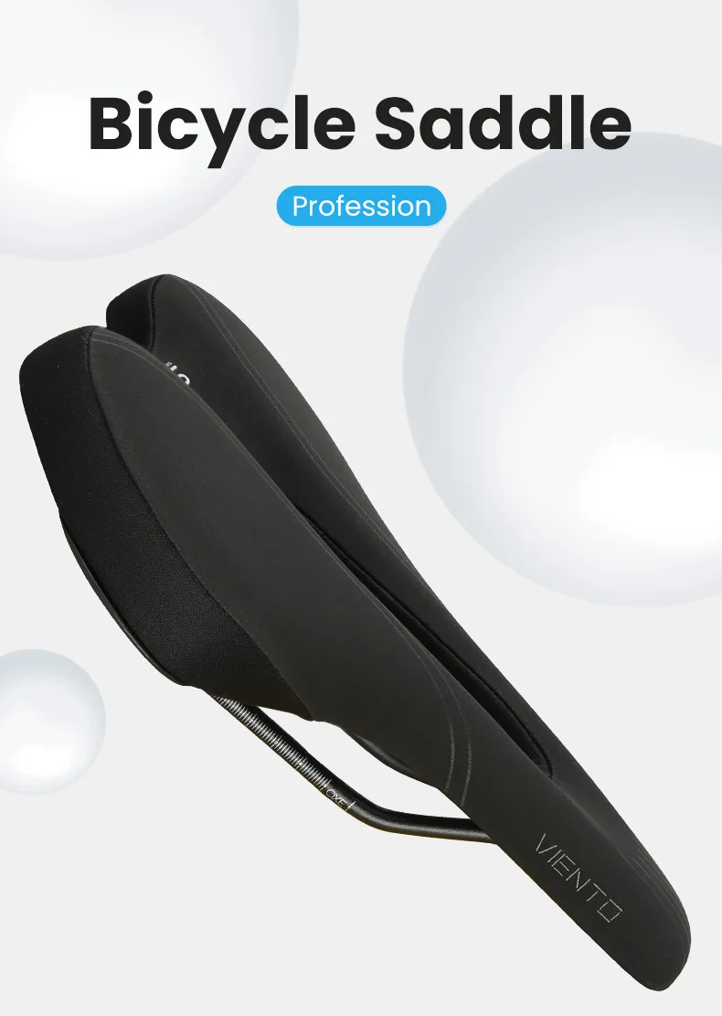 SR Bicycle Seat Saddle MTB Road Bike Saddles PU Mountain Bike Racing Saddle Breathable Shockproof Soft Silica Gel Seat Cushion