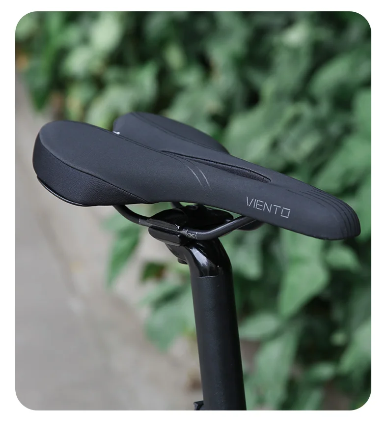 SR Bicycle Seat Saddle MTB Road Bike Saddles PU Mountain Bike Racing Saddle Breathable Shockproof Soft Silica Gel Seat Cushion