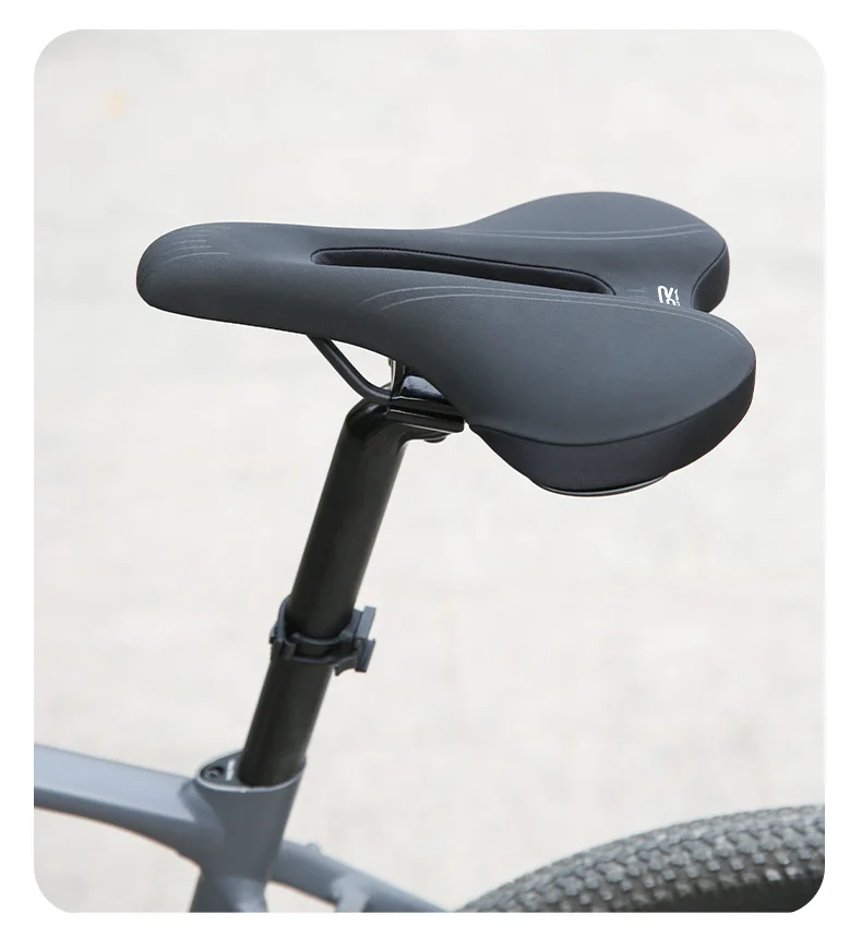 SR Bicycle Seat Saddle MTB Road Bike Saddles PU Mountain Bike Racing Saddle Breathable Shockproof Soft Silica Gel Seat Cushion