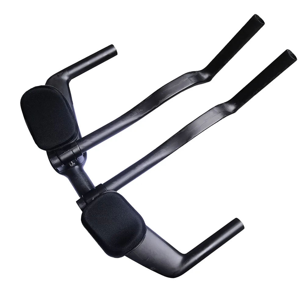Road Bicycle NEW Carbon Fiber Bicycle Rest TT Handlebar Clip on Aero Bars Handlebar Extension Triathlon Time Trial Cycling Parts