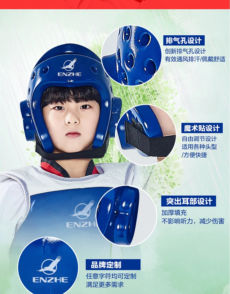 8pcs High Quality Taekwondo Protectors Suite WTF Approved Shin Forearm Chest Guard Karate Helmet Groin Guard TKD Glove Shoeswear