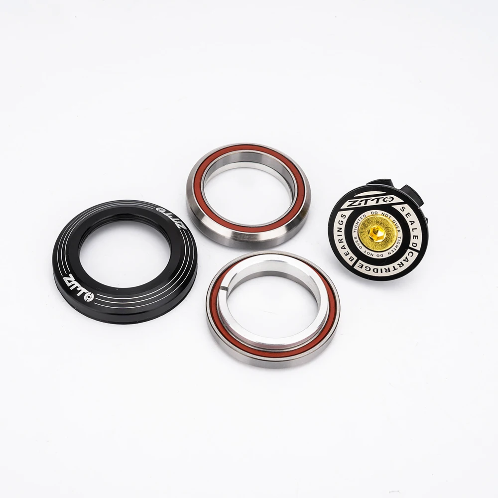 ZTTO MTB Road Bicycle Internal Headset 42mm 42mm CNC 1 1/8" 28.6 29.8 Straight Tube Fork IS42 Semi-Integrated Headset 4242S