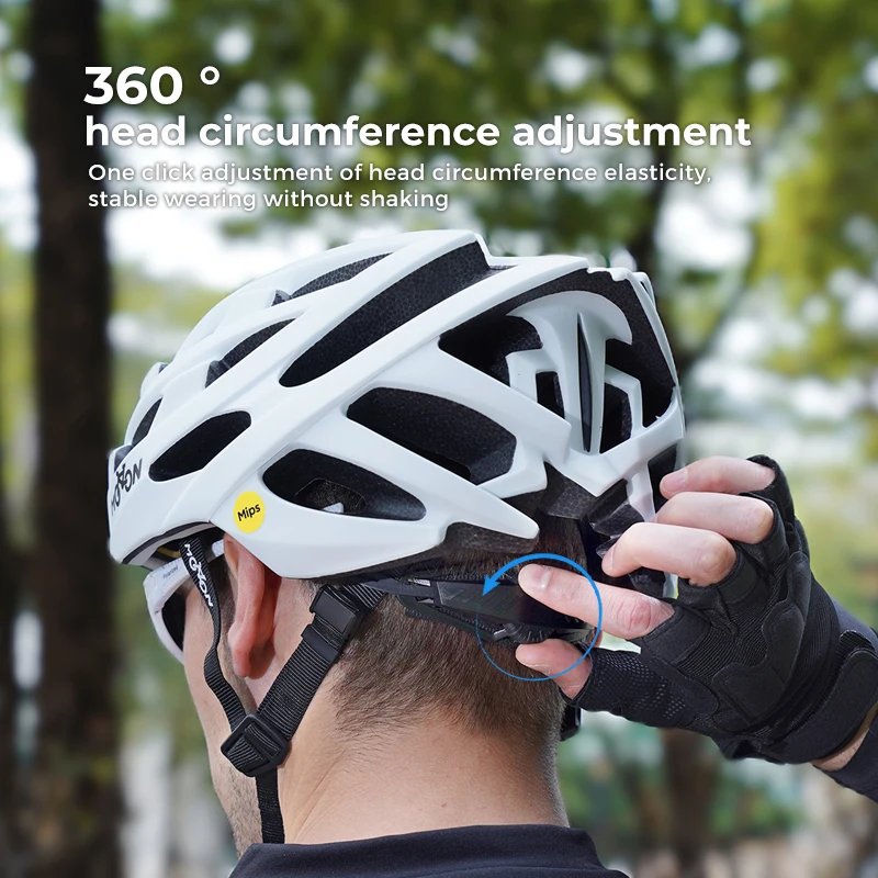 MOON Mips-Safety System Cycling Helmet for Men Women, Anti-Odor Sweat-Free Bike Racing Helmet, Adjustable Inmold Ultralight MTB