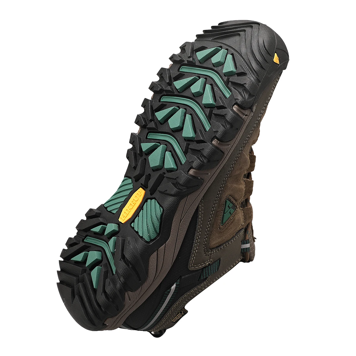 HIKEUP New Men Hiking Shoes High Quality Durable Leather Climbing Shoes Outdoor Walking Sneakers Rubber Sole Factory Outlet