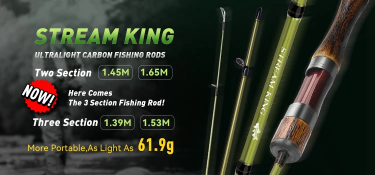 Kingdom New Kingpro2 Series Fishing Rods 1.8m 1.98m 2.1m M ML L Power MF Action Spinning Casting Carbon Lure Rod 2 Sections Rod