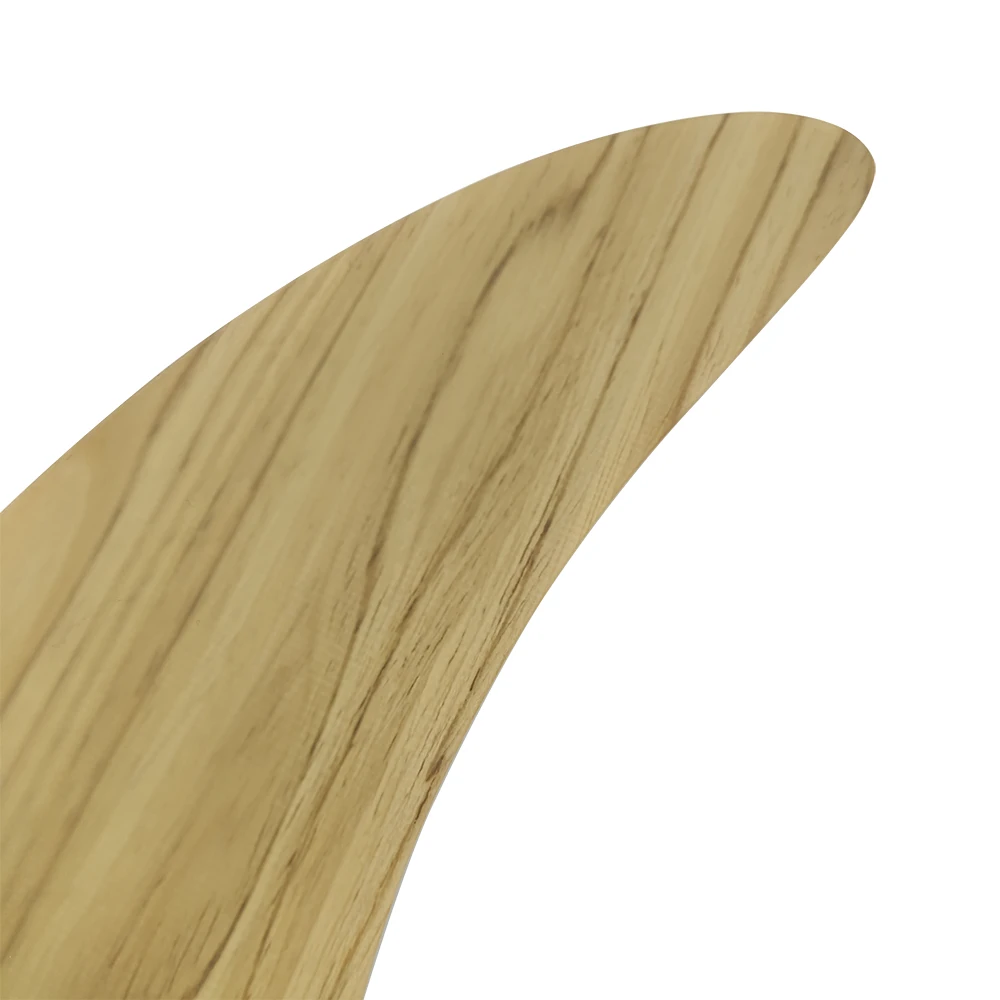 Bamboo Sup Board Fin 6-10.25inch Central Single Surfboard Fin Longboard Paddle Board Fibreglass Fin With Screw Stand Up Paddle