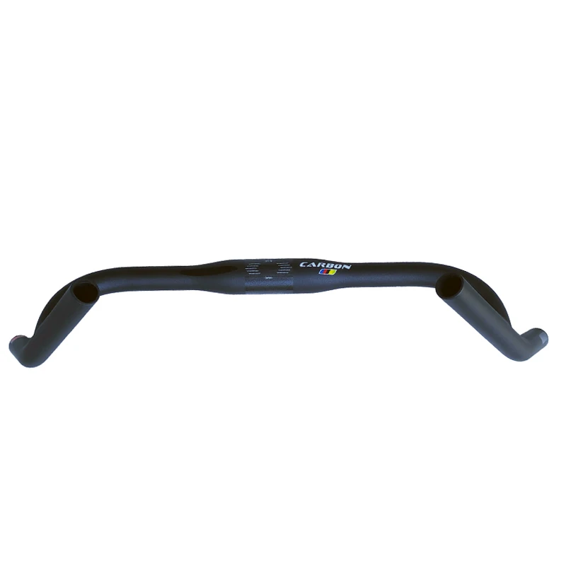 ZNIINO New Carbon Gravel H Handlebar Big Flare Bar Cycle Cross Road MTB Bike Handlebars Carbon Fiber Travelling Bicycle