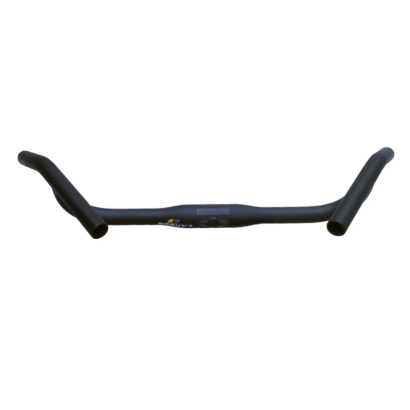 ZNIINO New Carbon Gravel H Handlebar Big Flare Bar Cycle Cross Road MTB Bike Handlebars Carbon Fiber Travelling Bicycle