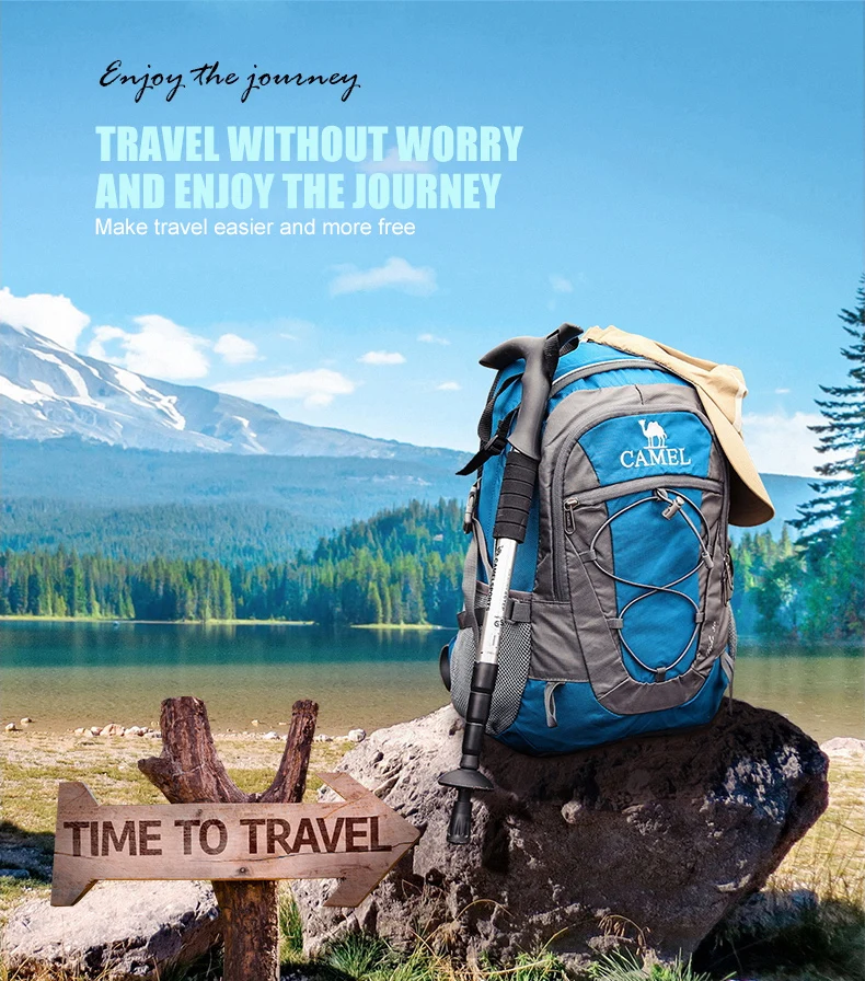 GOLDEN CAMEL 30L Waterproof Backpacks Outdoor Mountaineering Bag For Men Women Camping Sports Hiking Backpack Large Capacity