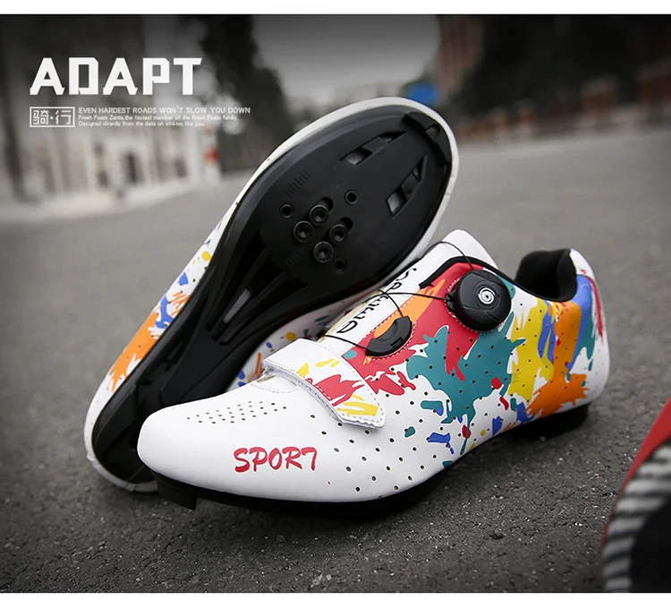 2023 MTB Cycling Shoes Men Mountain Footwear Racing Road Bicycle Flat Clit Sneaker Cleat Women Dirt Speed Route Bike Biking Spd