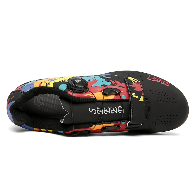 2023 MTB Cycling Shoes Men Mountain Footwear Racing Road Bicycle Flat Clit Sneaker Cleat Women Dirt Speed Route Bike Biking Spd