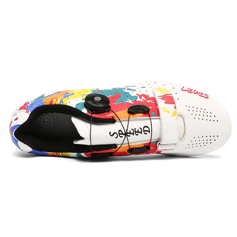 2023 MTB Cycling Shoes Men Mountain Footwear Racing Road Bicycle Flat Clit Sneaker Cleat Women Dirt Speed Route Bike Biking Spd