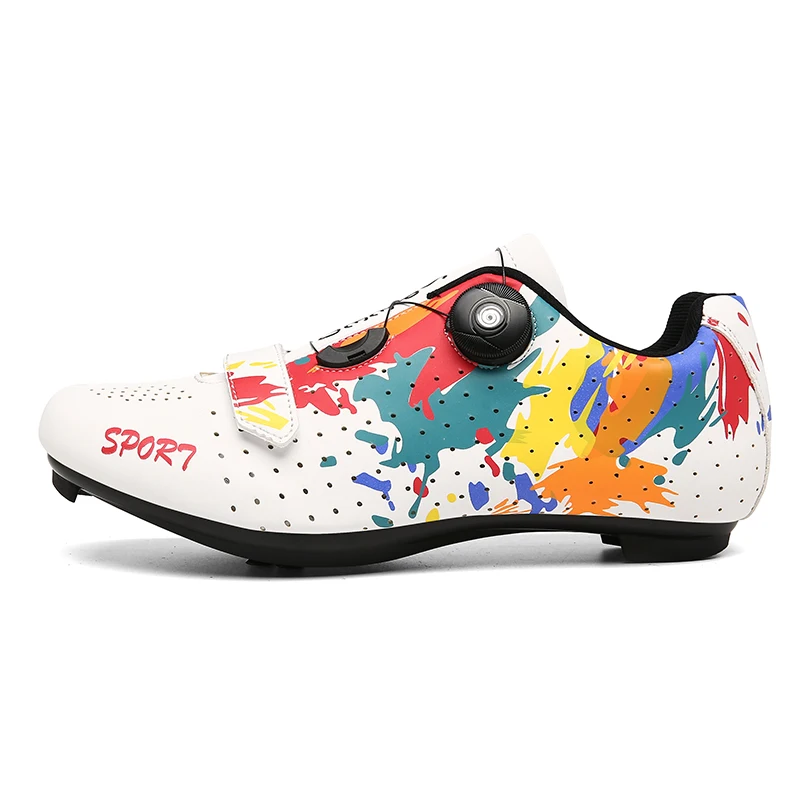 2023 MTB Cycling Shoes Men Mountain Footwear Racing Road Bicycle Flat Clit Sneaker Cleat Women Dirt Speed Route Bike Biking Spd