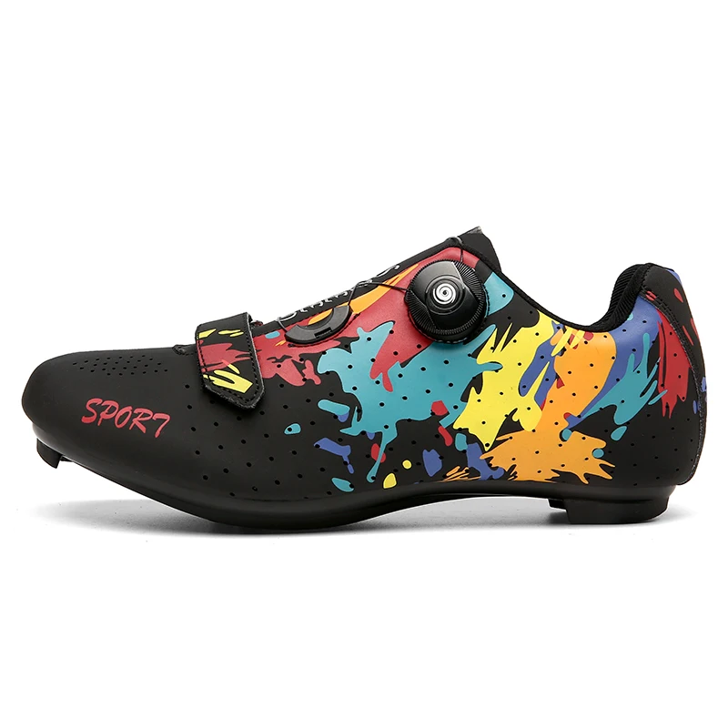2023 MTB Cycling Shoes Men Mountain Footwear Racing Road Bicycle Flat Clit Sneaker Cleat Women Dirt Speed Route Bike Biking Spd