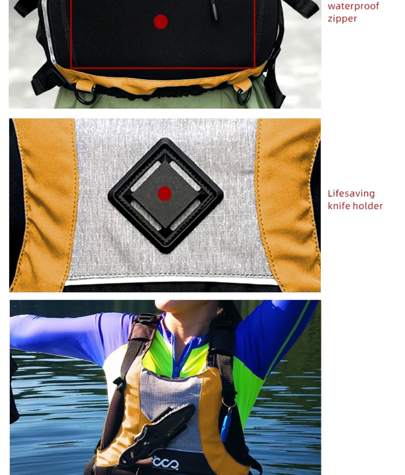 Adult kids Adult Life Jacket for Kayaking Approved PVC Foam Buoyancy Aids Safety Fishing Life Jacket Vest for Adults