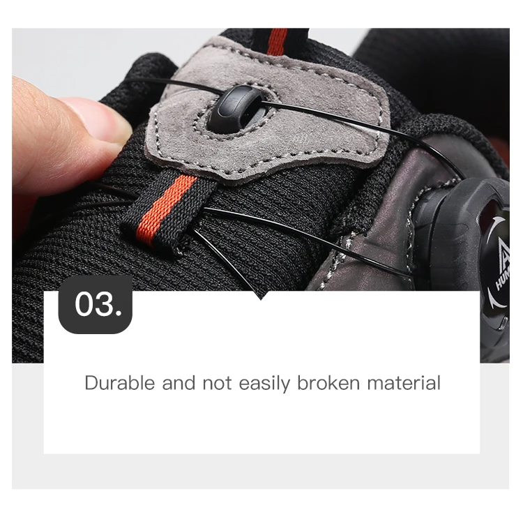 HUMTTO Leather Sneakers for Men Luxury Designer Hiking Boots Outdoor Climbing Trekking Mens Shoes Sports Safety Work Man Shoe