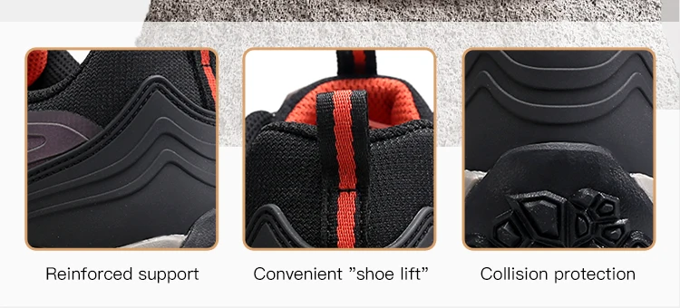 HUMTTO Leather Sneakers for Men Luxury Designer Hiking Boots Outdoor Climbing Trekking Mens Shoes Sports Safety Work Man Shoe