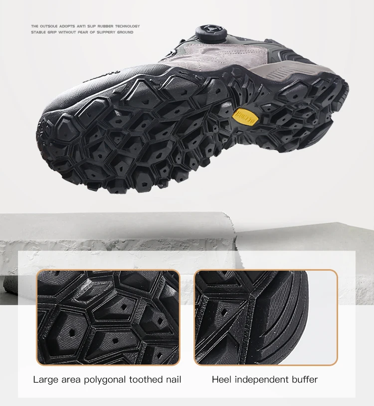 HUMTTO Leather Sneakers for Men Luxury Designer Hiking Boots Outdoor Climbing Trekking Mens Shoes Sports Safety Work Man Shoe