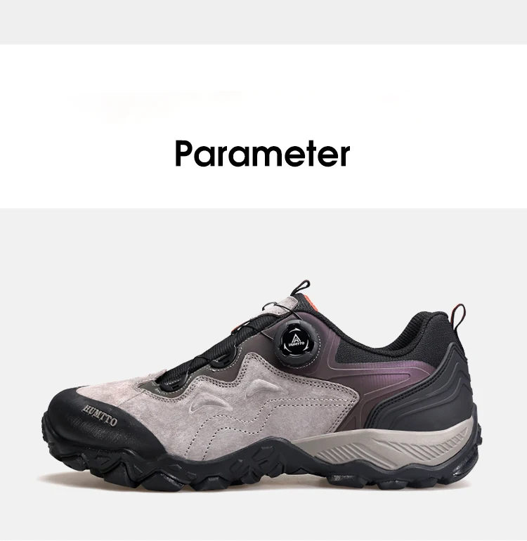 HUMTTO Leather Sneakers for Men Luxury Designer Hiking Boots Outdoor Climbing Trekking Mens Shoes Sports Safety Work Man Shoe