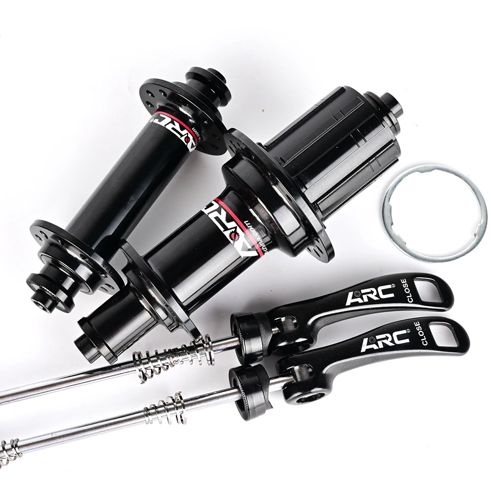 ARC Road Bike Hubs 24H Bicycle Hub V Brake 4 Pawls 48 Clicks Front 100 Rear 130MM Bearing Hub 20 24 Holes Ultralight 280g 8-11S