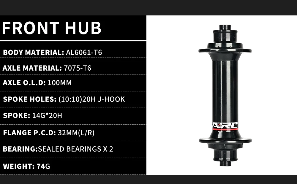 ARC Road Bike Hubs 24H Bicycle Hub V Brake 4 Pawls 48 Clicks Front 100 Rear 130MM Bearing Hub 20 24 Holes Ultralight 280g 8-11S