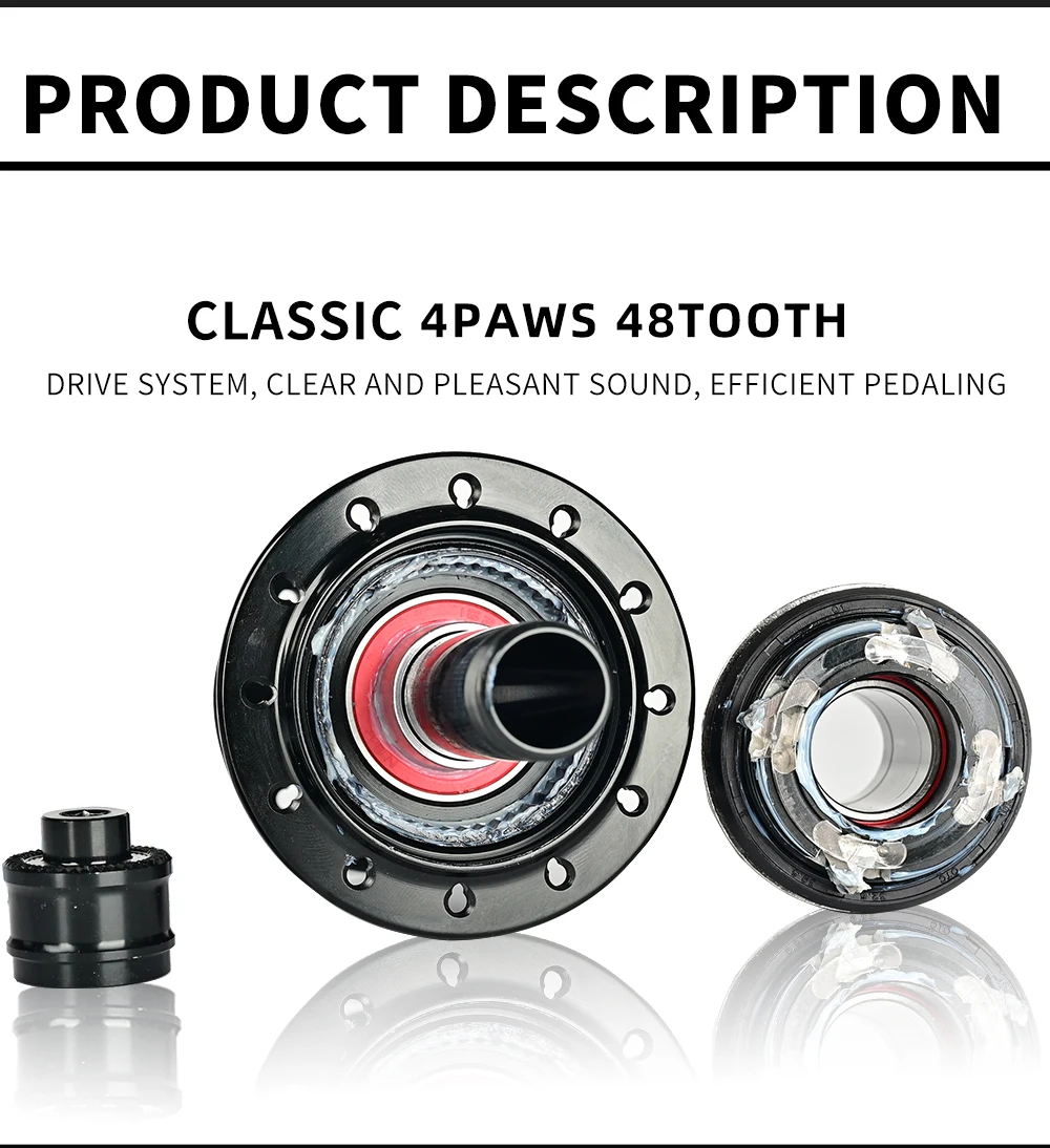 ARC Road Bike Hubs 24H Bicycle Hub V Brake 4 Pawls 48 Clicks Front 100 Rear 130MM Bearing Hub 20 24 Holes Ultralight 280g 8-11S