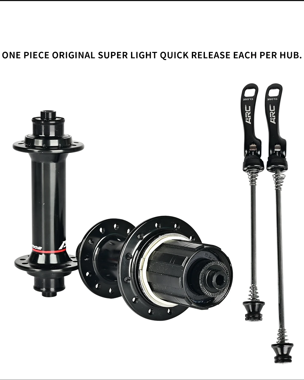 ARC Road Bike Hubs 24H Bicycle Hub V Brake 4 Pawls 48 Clicks Front 100 Rear 130MM Bearing Hub 20 24 Holes Ultralight 280g 8-11S