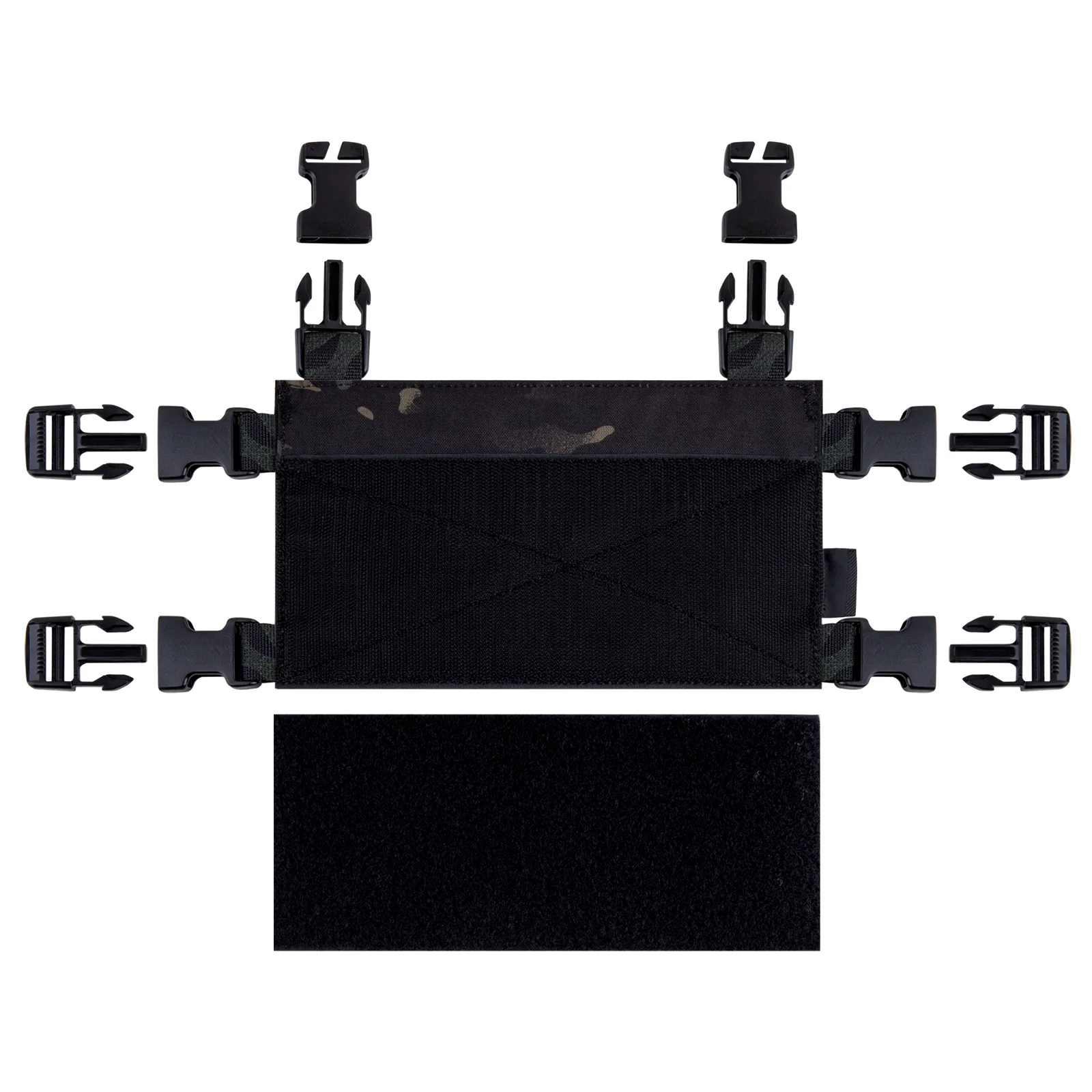 KRYDEX Spiritus Style Tactical MK3 MK4 Micro Fight Chassis Front Panel For Chest Rig JPC LV119 Plate Carrier Vest Accessories