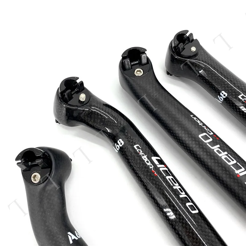 Litepro Folding Bike Carbon Fiber Seatpost 33.9mm 580mm Offset 5/25° Glossy Matte Black BYA412 Bicycle Seat Post Tube