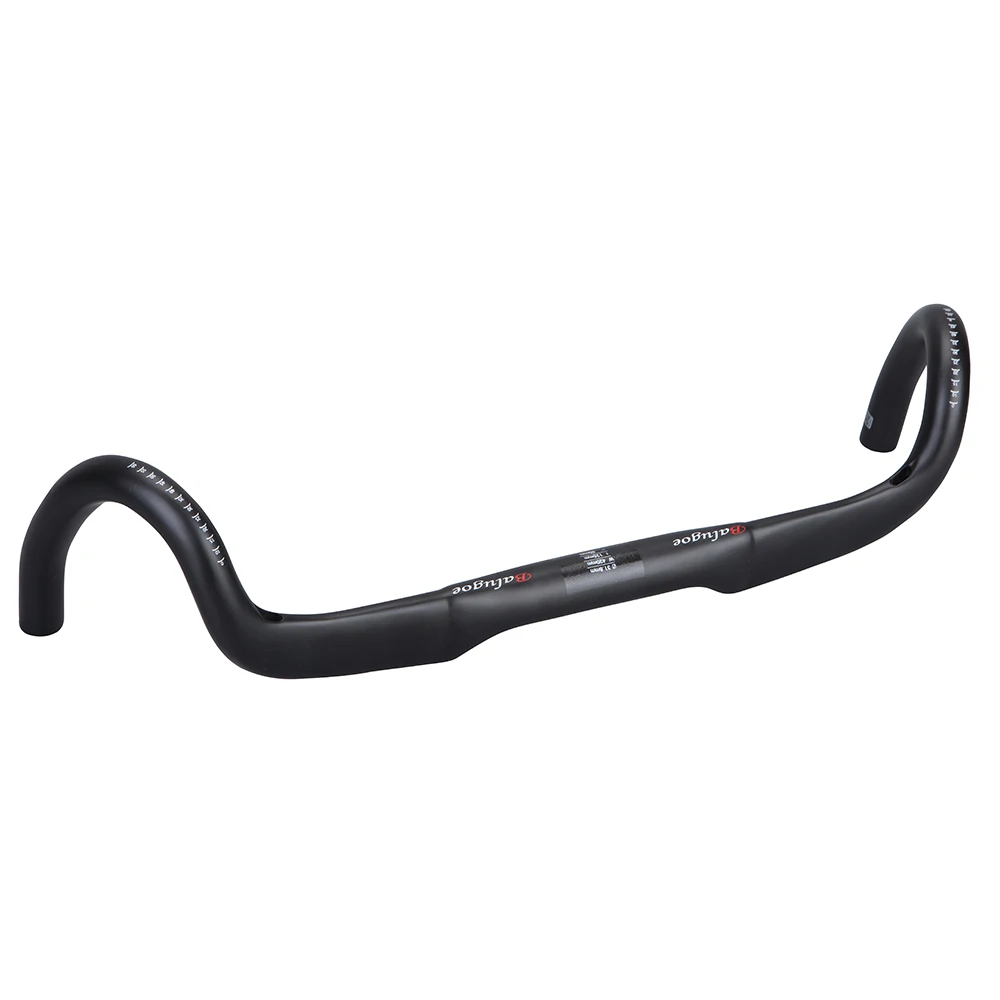 2022 New Carbon Gravel Handlebar Big Flare Bar Cyclocross Road Bike Handlebar 400/420/440mm Carbon Bicycle Handlebars 25 Degree