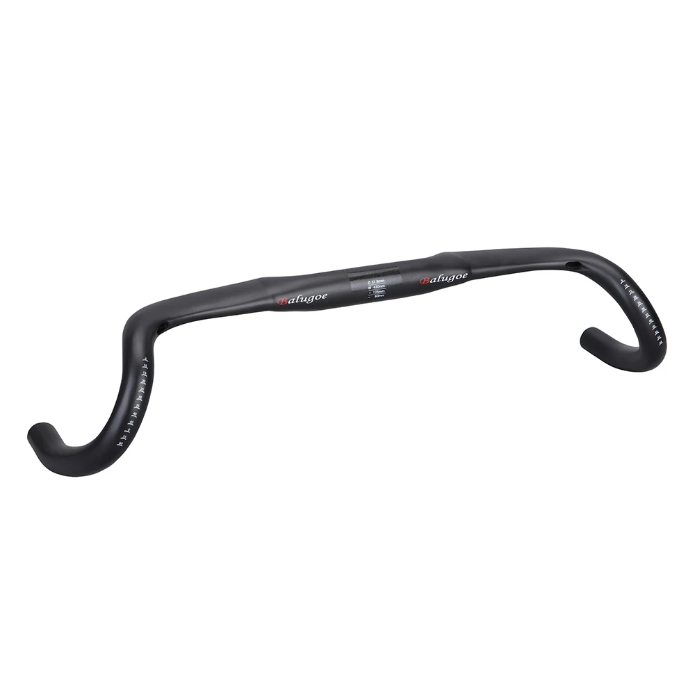2022 New Carbon Gravel Handlebar Big Flare Bar Cyclocross Road Bike Handlebar 400/420/440mm Carbon Bicycle Handlebars 25 Degree