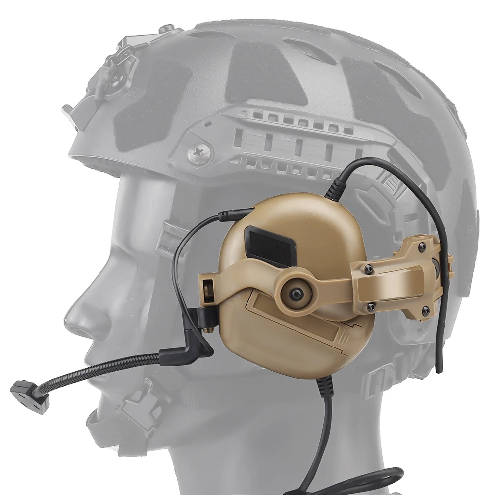 GEN 5 Tactical Headset Militar Hunting Shooting Noise Cancelling Headphones for FAST Helmet OPS Wendy Sport Arc Headset
