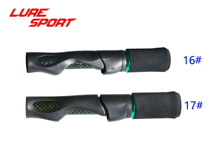 SEAGUIDE 2pcs SCXSS16 17 Spinning Reel Seat LN Nut Carbon Tube EVA Cap Rod Building Component Reel Seat Repair DIY Accessory