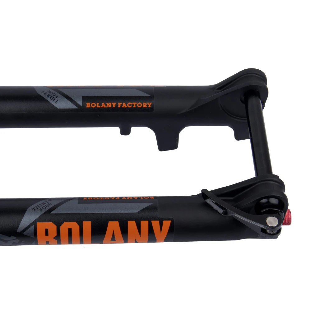 BOLANY Dual-Shoulder Air Fork 27.5/29" MTB 180mm Travel 34mm Stanchion 15*110mm BOOST Thru-Axle A-Post Disc Brake XC/AM/DH