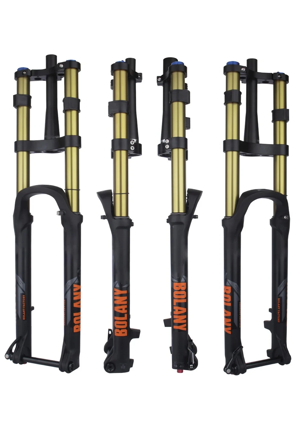 BOLANY Dual-Shoulder Air Fork 27.5/29" MTB 180mm Travel 34mm Stanchion 15*110mm BOOST Thru-Axle A-Post Disc Brake XC/AM/DH