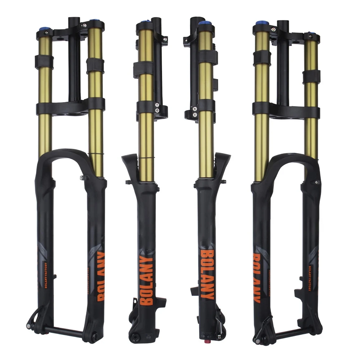 BOLANY Dual-Shoulder Air Fork 27.5/29" MTB 180mm Travel 34mm Stanchion 15*110mm BOOST Thru-Axle A-Post Disc Brake XC/AM/DH
