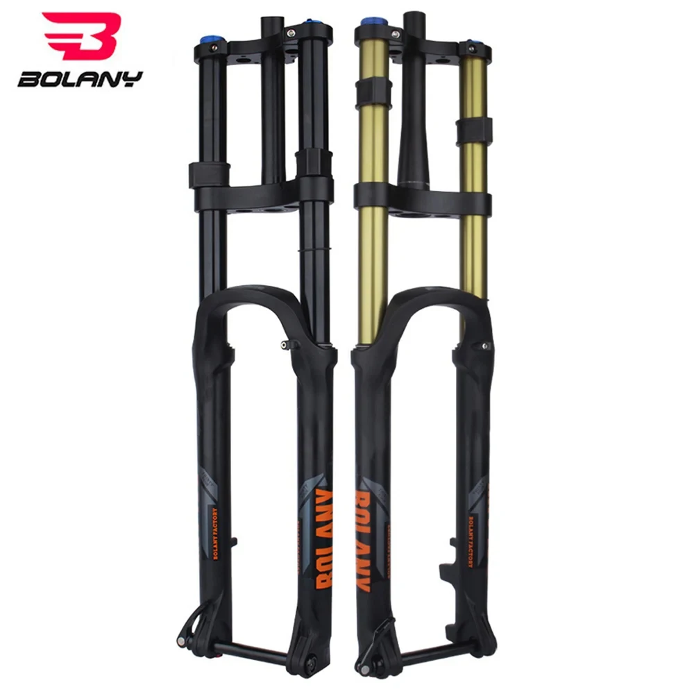 BOLANY Dual-Shoulder Air Fork 27.5/29" MTB 180mm Travel 34mm Stanchion 15*110mm BOOST Thru-Axle A-Post Disc Brake XC/AM/DH