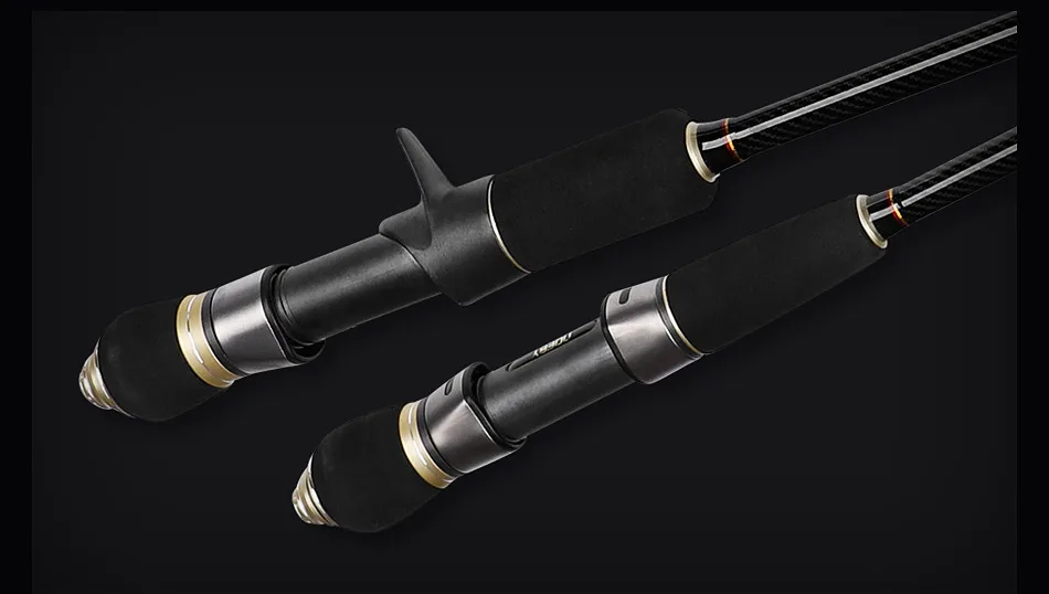 Noeby Full Solid Slow Jigging Fishing Rod 1.83m 1.96m M ML High Sensitivity Spinning Baitcast 2 Section Saltwater Fishing Rods
