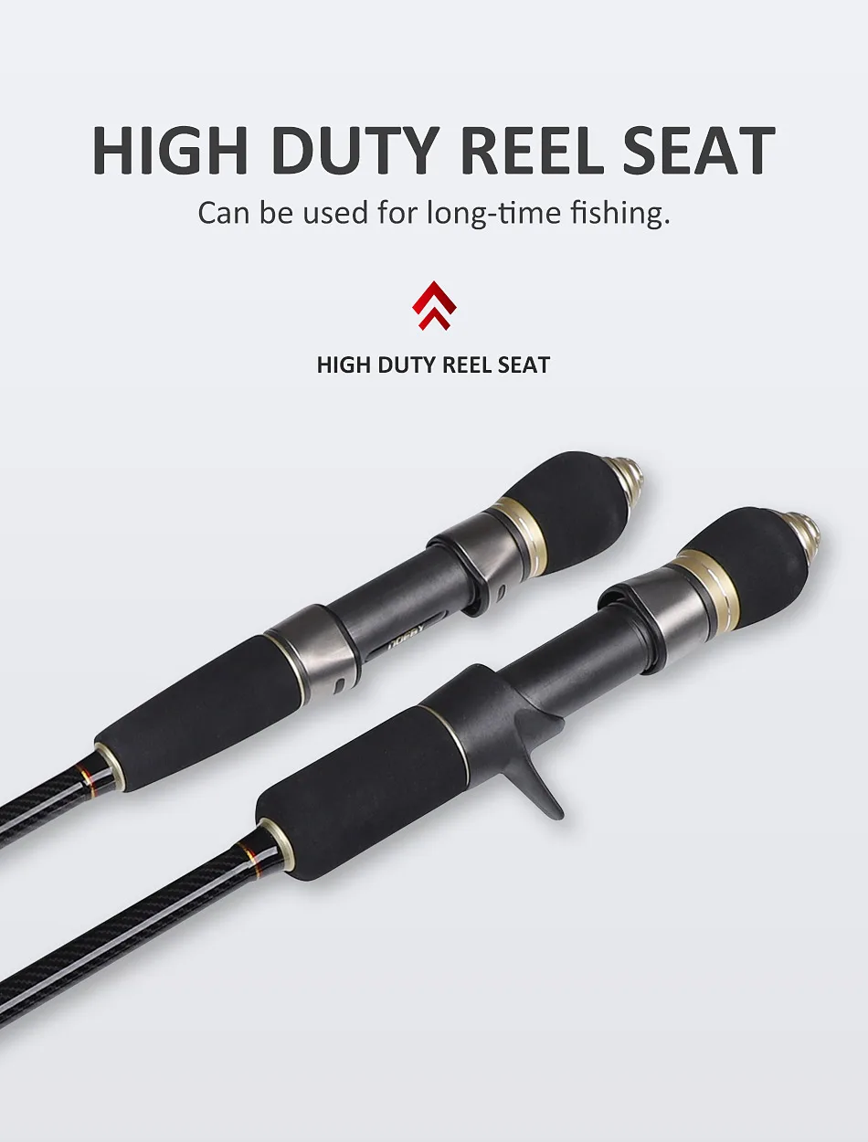 Noeby Full Solid Slow Jigging Fishing Rod 1.83m 1.96m M ML High Sensitivity Spinning Baitcast 2 Section Saltwater Fishing Rods