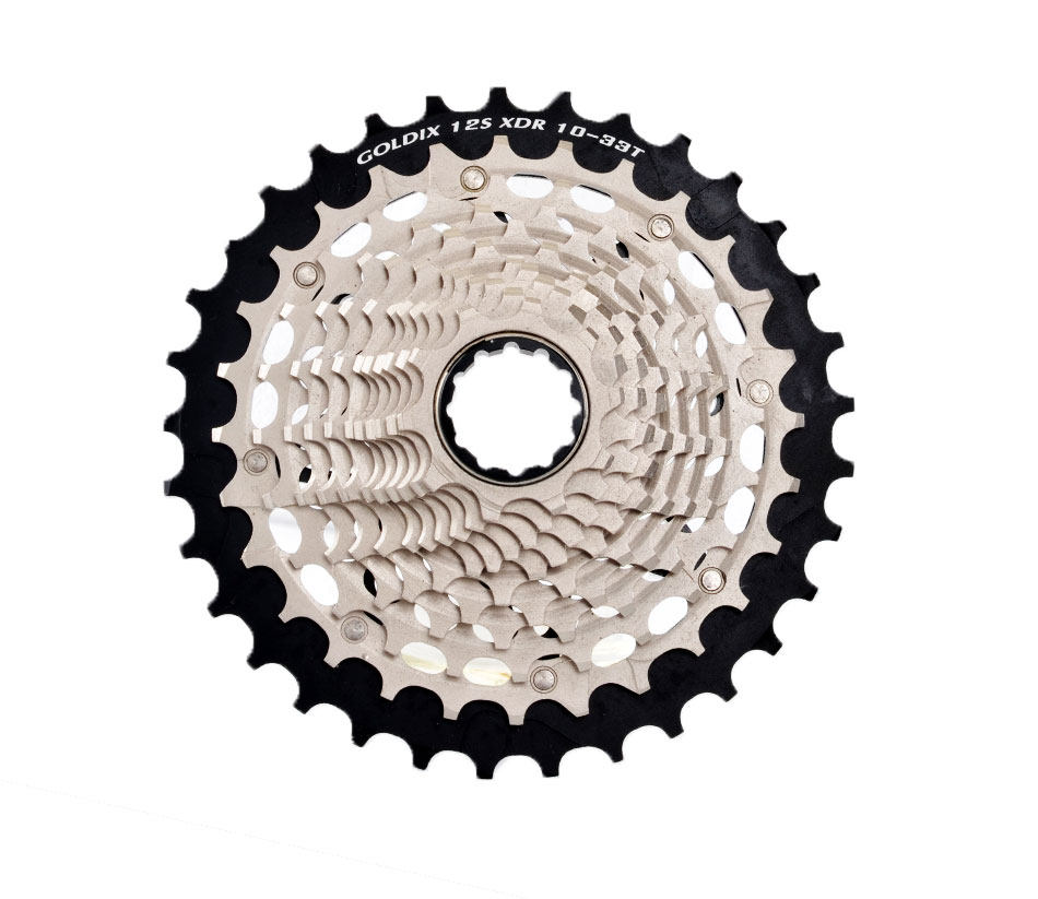 GOLDIX 12s road xdr cassette 10-28T 10-33T 10-36t k7 steel cnc lightweight gear for electronic shifting r9270 r8170 red