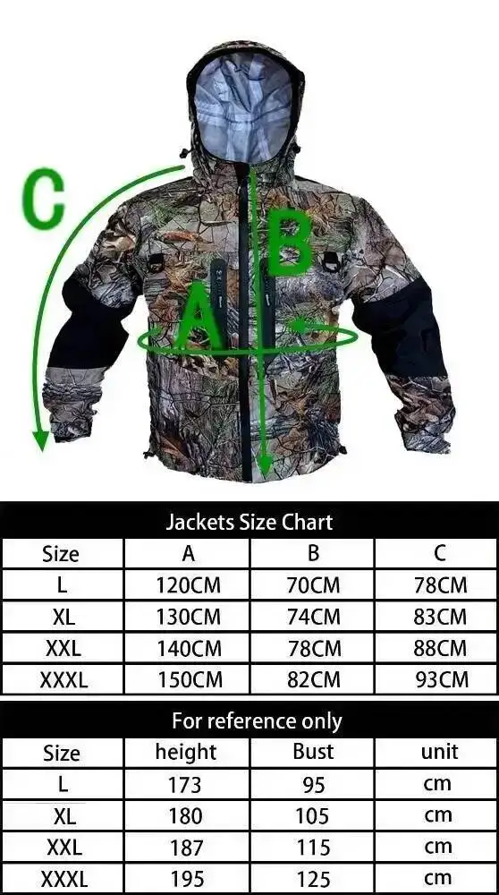 ELUANSHI Hunting Jacket Wading Clothing Waterproof Breathable Clothes Wader