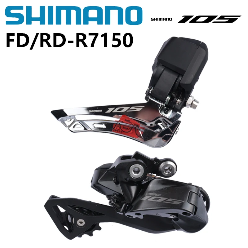 SHIMANO 105 R7100 Di2 Series R7150 Front Derailleur/Rear Derailleur 2x12s FD/RD-R7150 For R7170 Groupset Road Bike Original