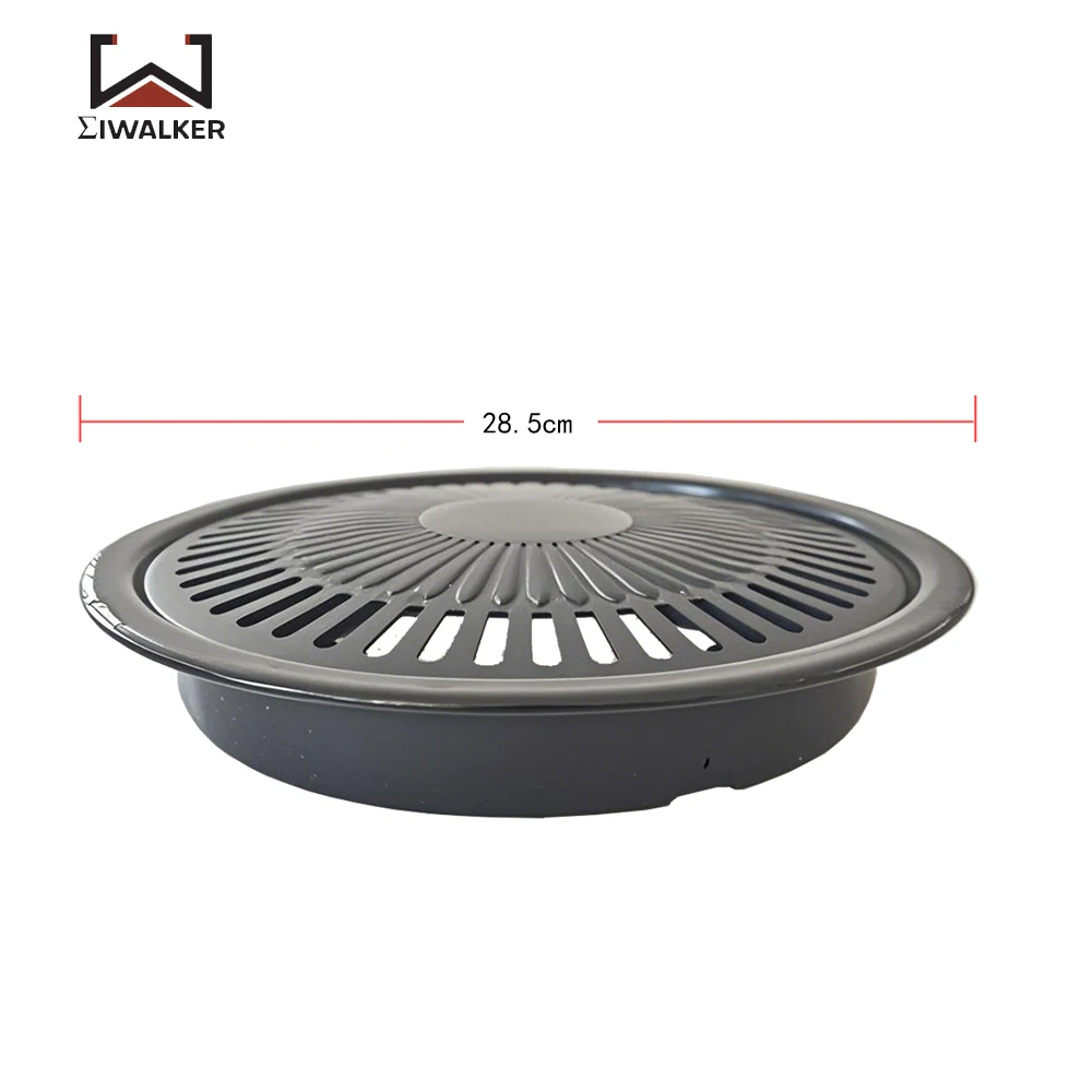 IWALKER Outdoor Camping Stainless Steel Pot Set, G43 Storage Pot, Grilling Pan, Complete Camping Cookware