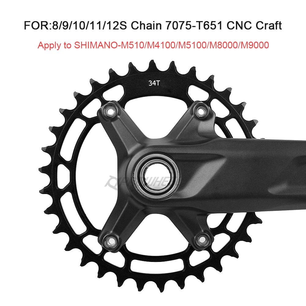 Shimano Deore M5100 Crankset 10/11S Mountain Bike Bicycle Crankset  FC-M5100 170/175mm Cranksets Bottom Bracket BB52 M500 M501