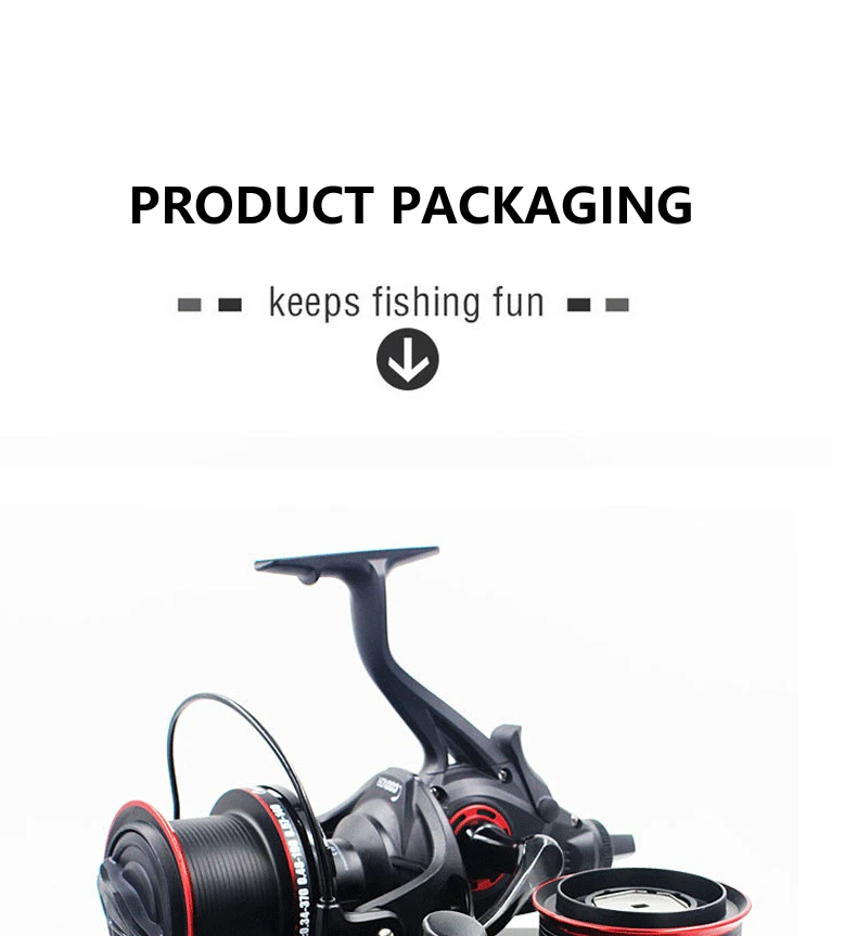 2024 New 12+1BB NFR 9000+8000 Series High Speed Carp Distant Fishing Wheel 4.6:1 Spinning Fishing Reel With Spare Metal Spool